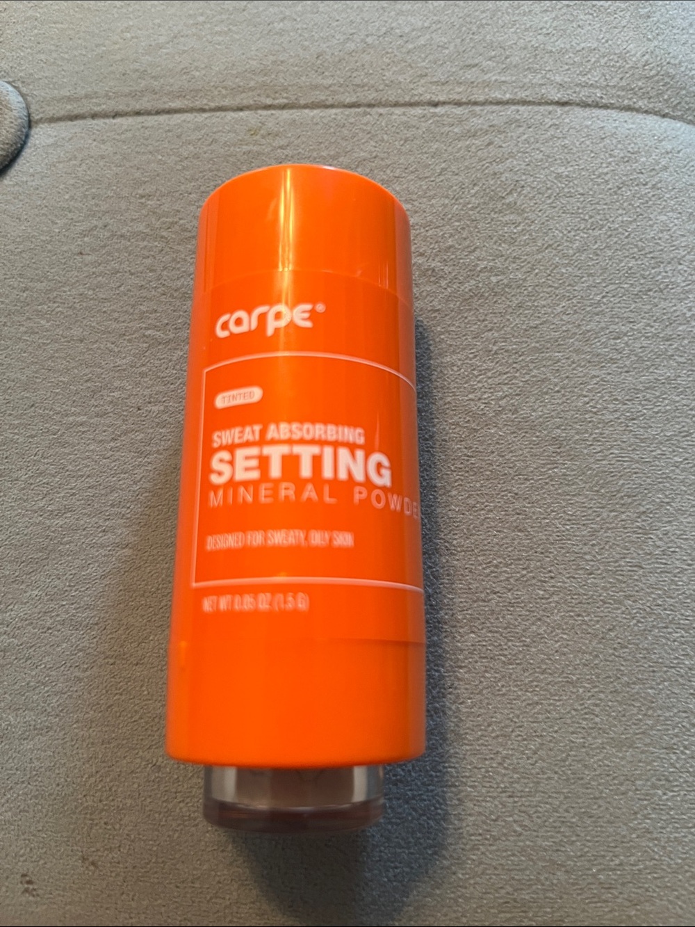 Carpe Tinted Sweat Absorbing Setting Mineral Powder - Orange